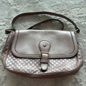 Authentic Pink Gucci crossbody bag